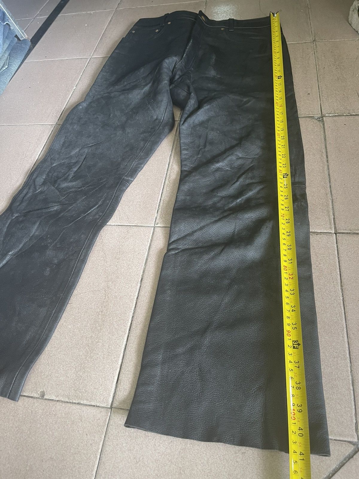 Japanese Brand Nankai Motorcycle Leather Pant Racing Top Rider Size US 34 / EU 50 - 9 Thumbnail