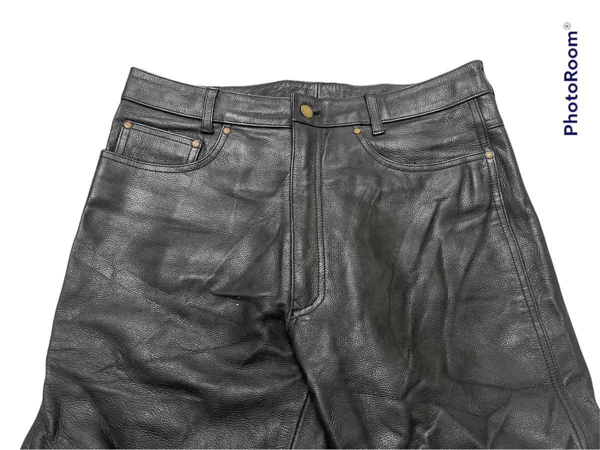 Japanese Brand Nankai Motorcycle Leather Pant Racing Top Rider Size US 34 / EU 50 - 4 Thumbnail