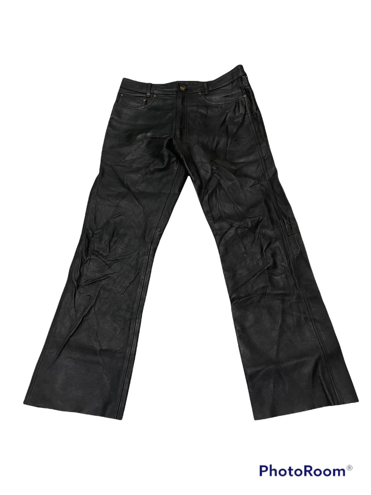 Japanese Brand Nankai Motorcycle Leather Pant Racing Top Rider Size US 34 / EU 50 - 2 Thumbnail