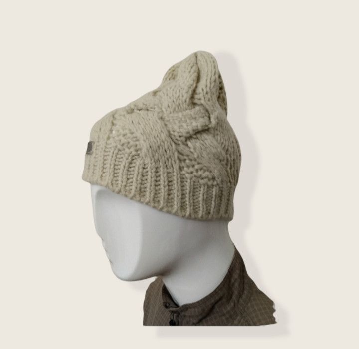 Designer × Vintage BURBERRY CABLE KNIT BEANIE Size ONE SIZE - 8 Thumbnail