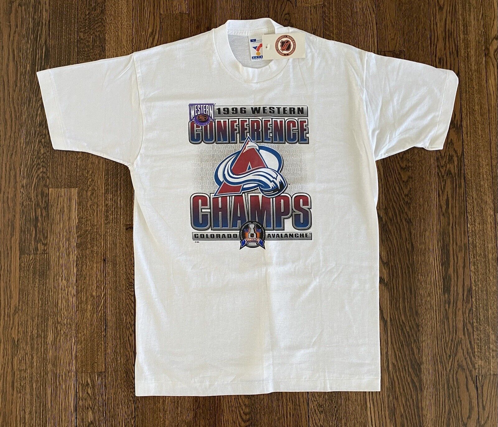 NHL NHL Colorado Avalanche 1996 Conference Champions T-Shirt Size US L / EU 52-54 / 3 - 1 Thumbnail