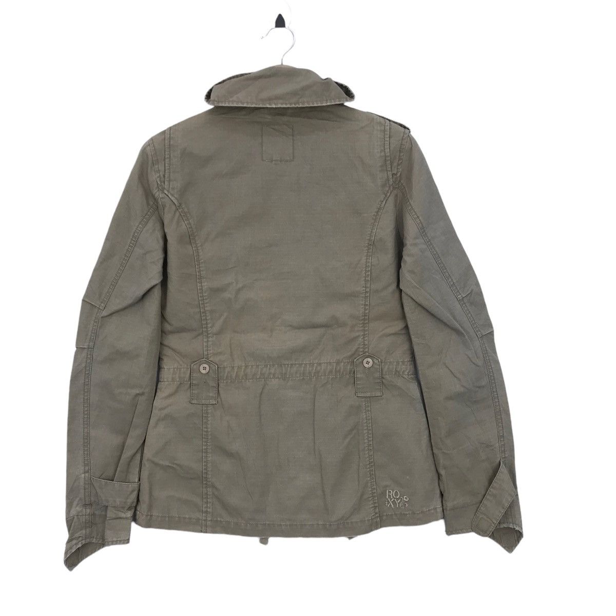 Quiksilver × Vintage Vintage ROXY Tactical Jacket Parka Surfing Brand Surf Size M / US 6-8 / IT 42-44 - 3 Thumbnail