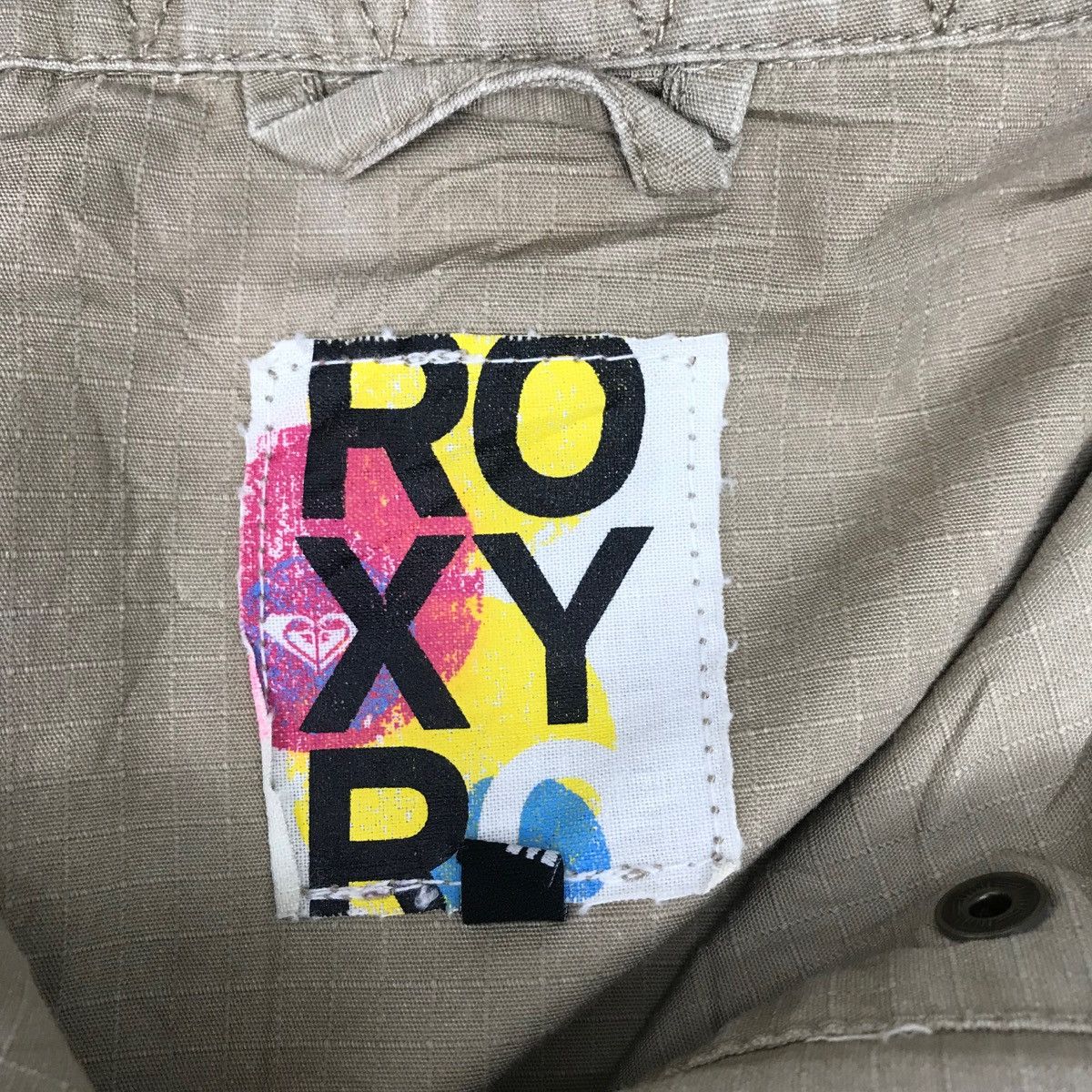 Quiksilver × Vintage Vintage ROXY Tactical Jacket Parka Surfing Brand Surf Size M / US 6-8 / IT 42-44 - 5 Thumbnail