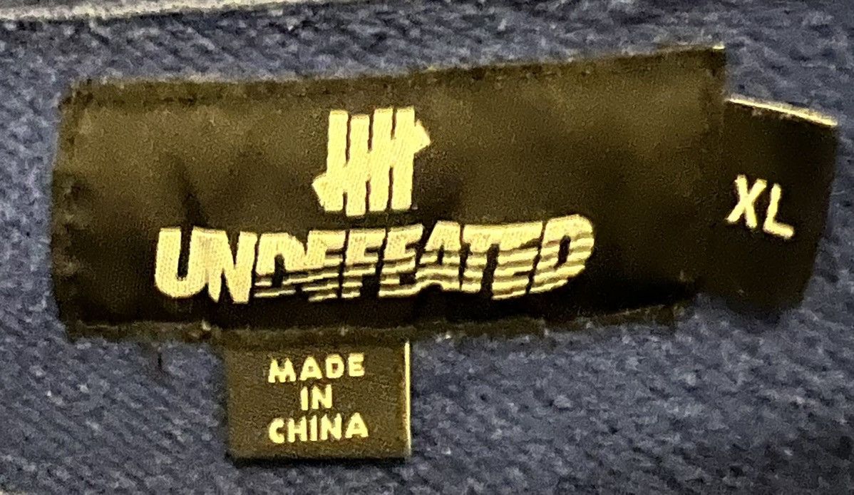 Undefeated Authentic Undefeated UNDFTD Play Dirty Blue Sweatshirt XL Size US XL / EU 56 / 4 - 4 Thumbnail