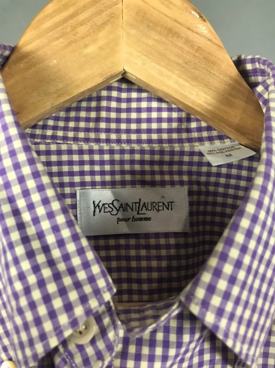 Yves Saint Laurent YSL Yves Saint Laurent luxury vintage shirt Size US M / EU 48-50 / 2 - 3 Thumbnail