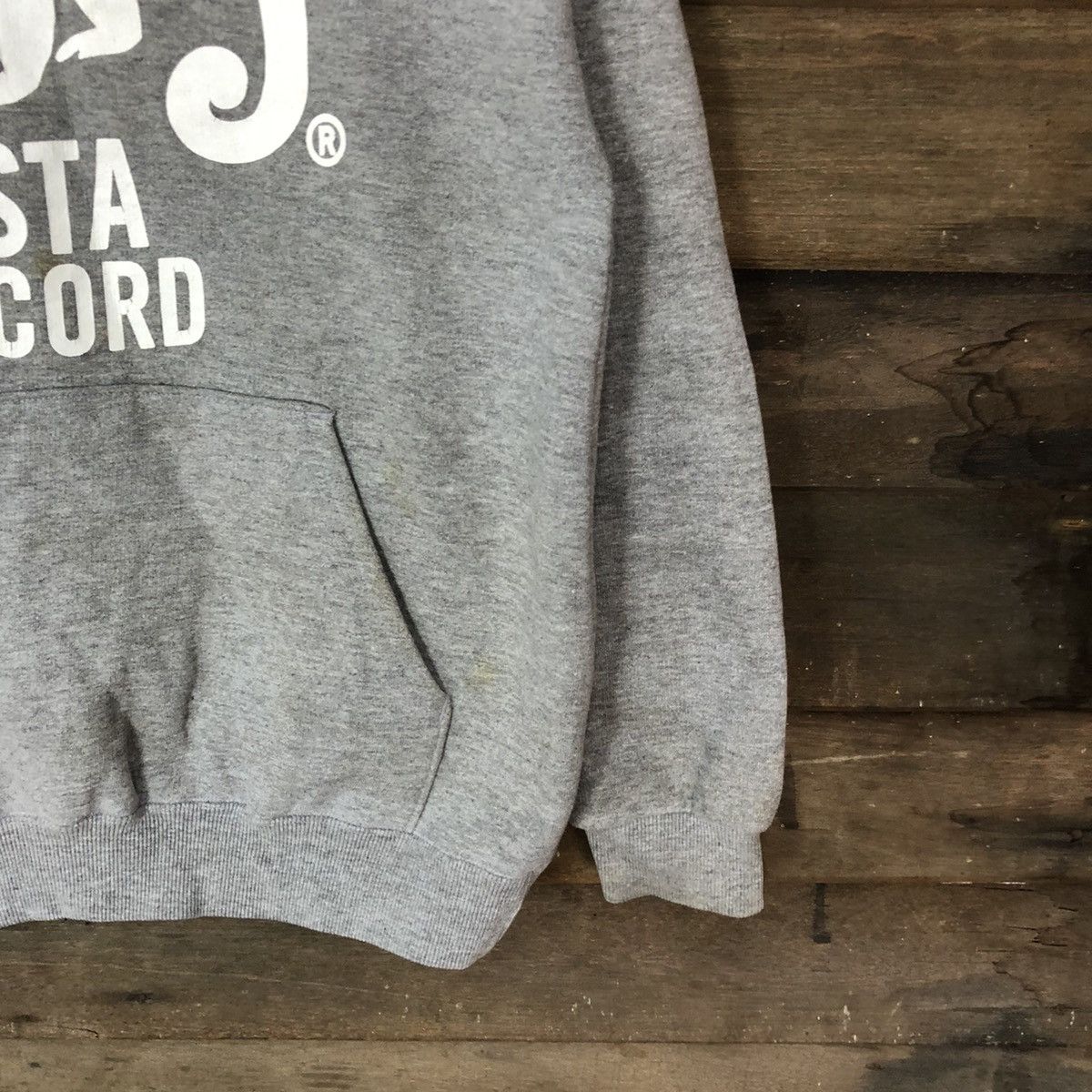 Japanese Brand Just A Record monkey Grey Hoodie sweatshirt #4733 Size US S / EU 44-46 / 1 - 5 Thumbnail