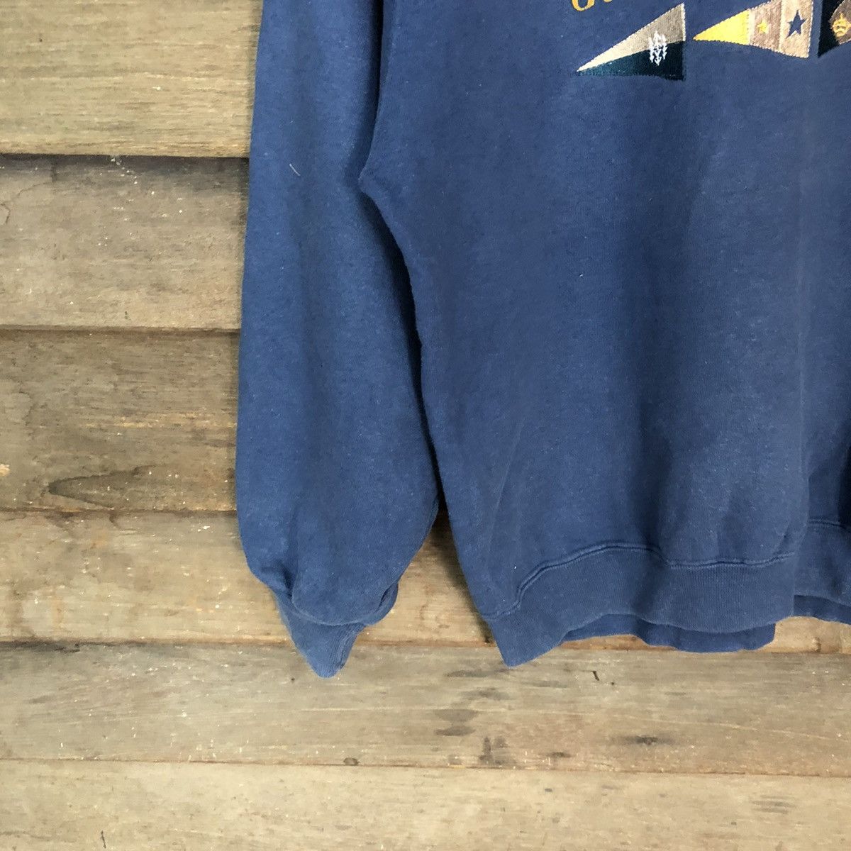 Japanese Brand × Vintage Georges Memmi sport club vintage Blue Sweatshirt #4735 Size US S / EU 44-46 / 1 - 4 Thumbnail