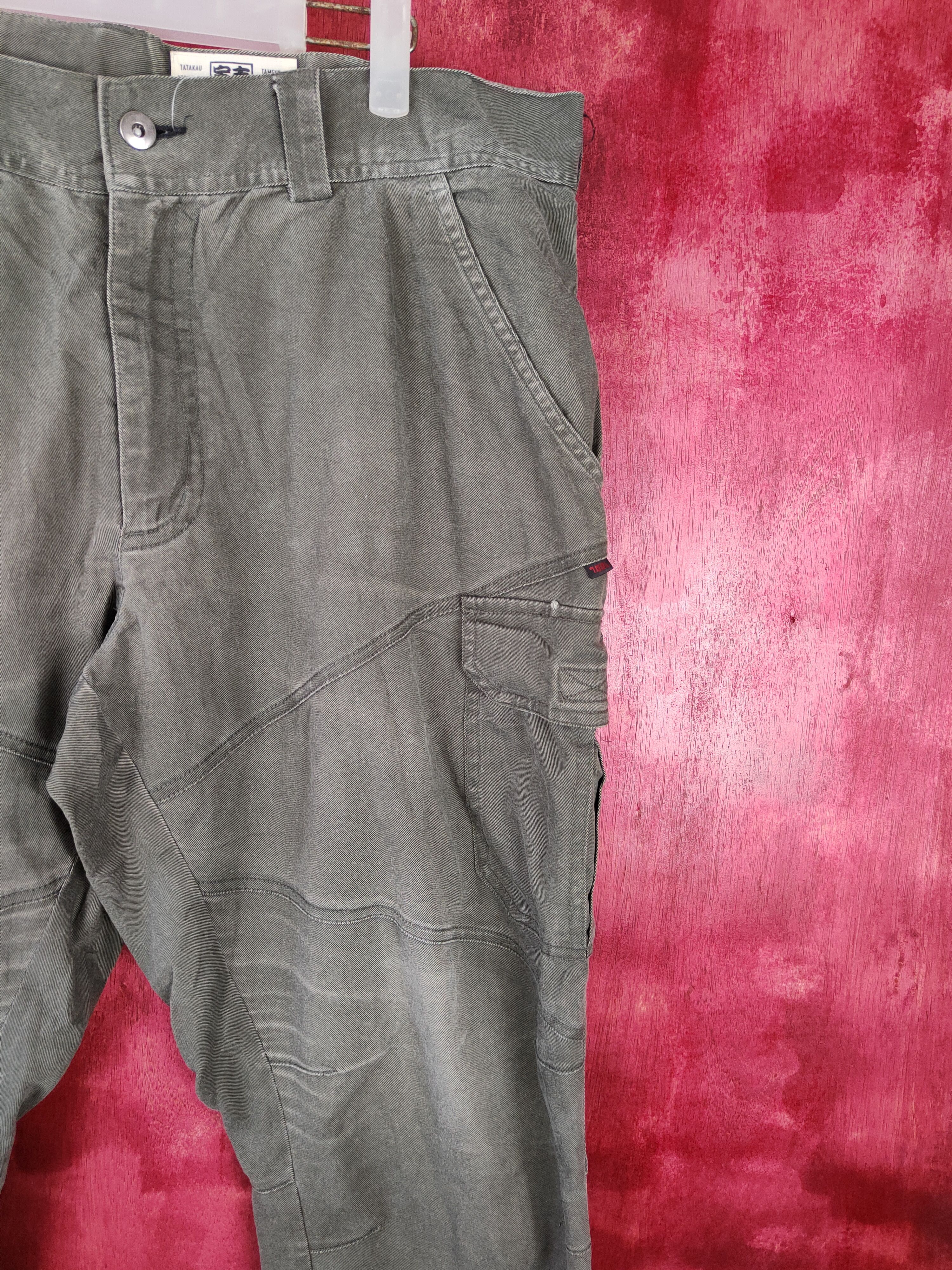 Vintage Tora faded Gray Multi Pocket Tactical Cargo Pants #4889 Size US 34 / EU 50 - 5 Thumbnail