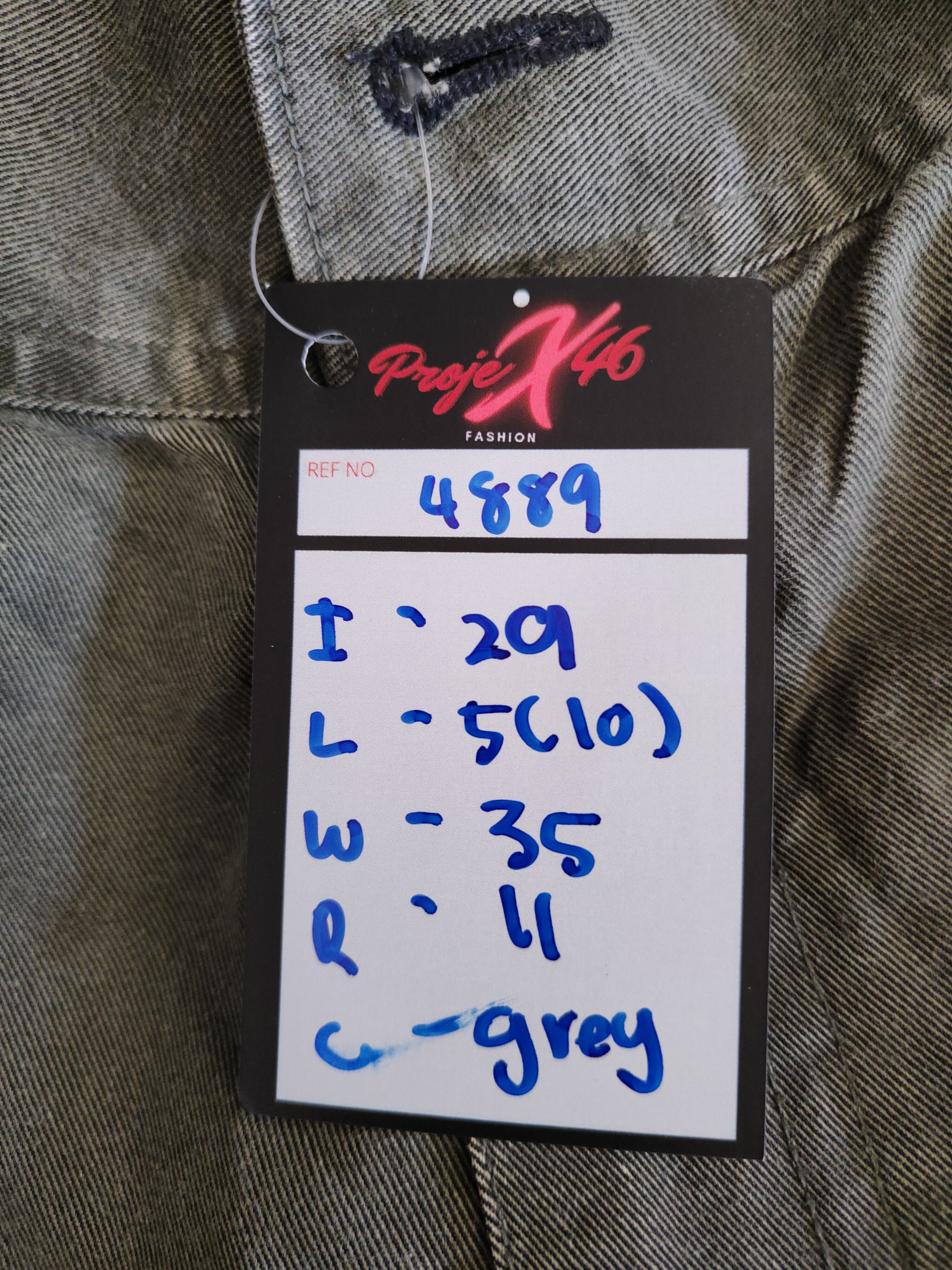 Vintage Tora faded Gray Multi Pocket Tactical Cargo Pants #4889 Size US 34 / EU 50 - 17 Thumbnail
