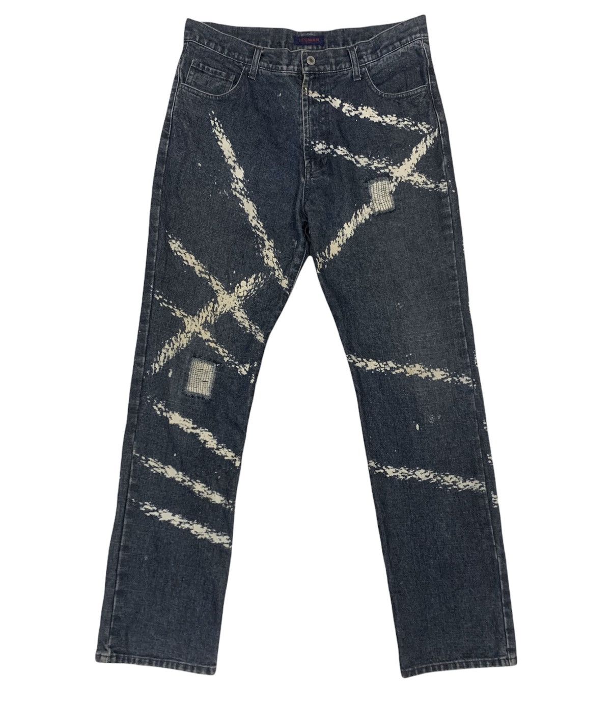 Japanese Brand Japanese Brand by YEOMAN with Paint Design x Rare Size US 34 / EU 50 - 1 Thumbnail