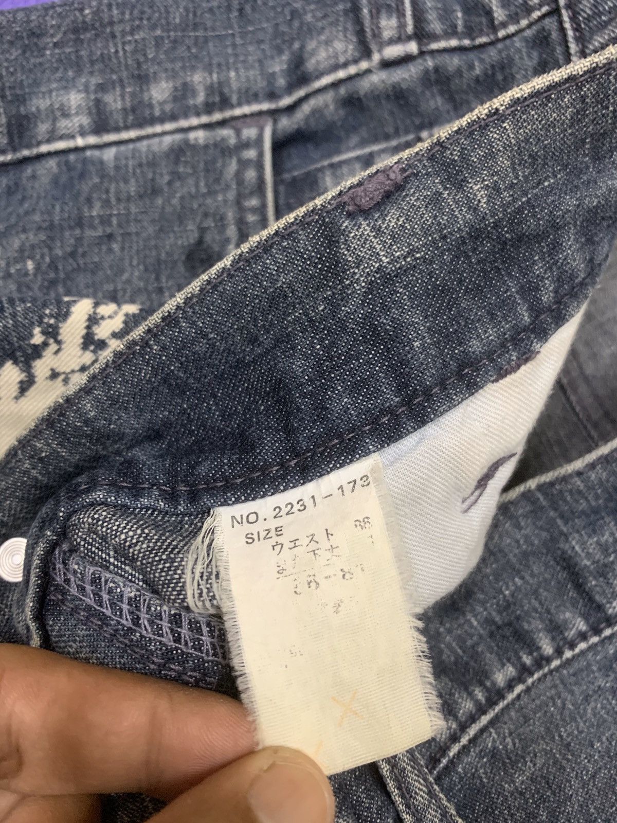 Japanese Brand Japanese Brand by YEOMAN with Paint Design x Rare Size US 34 / EU 50 - 11 Thumbnail