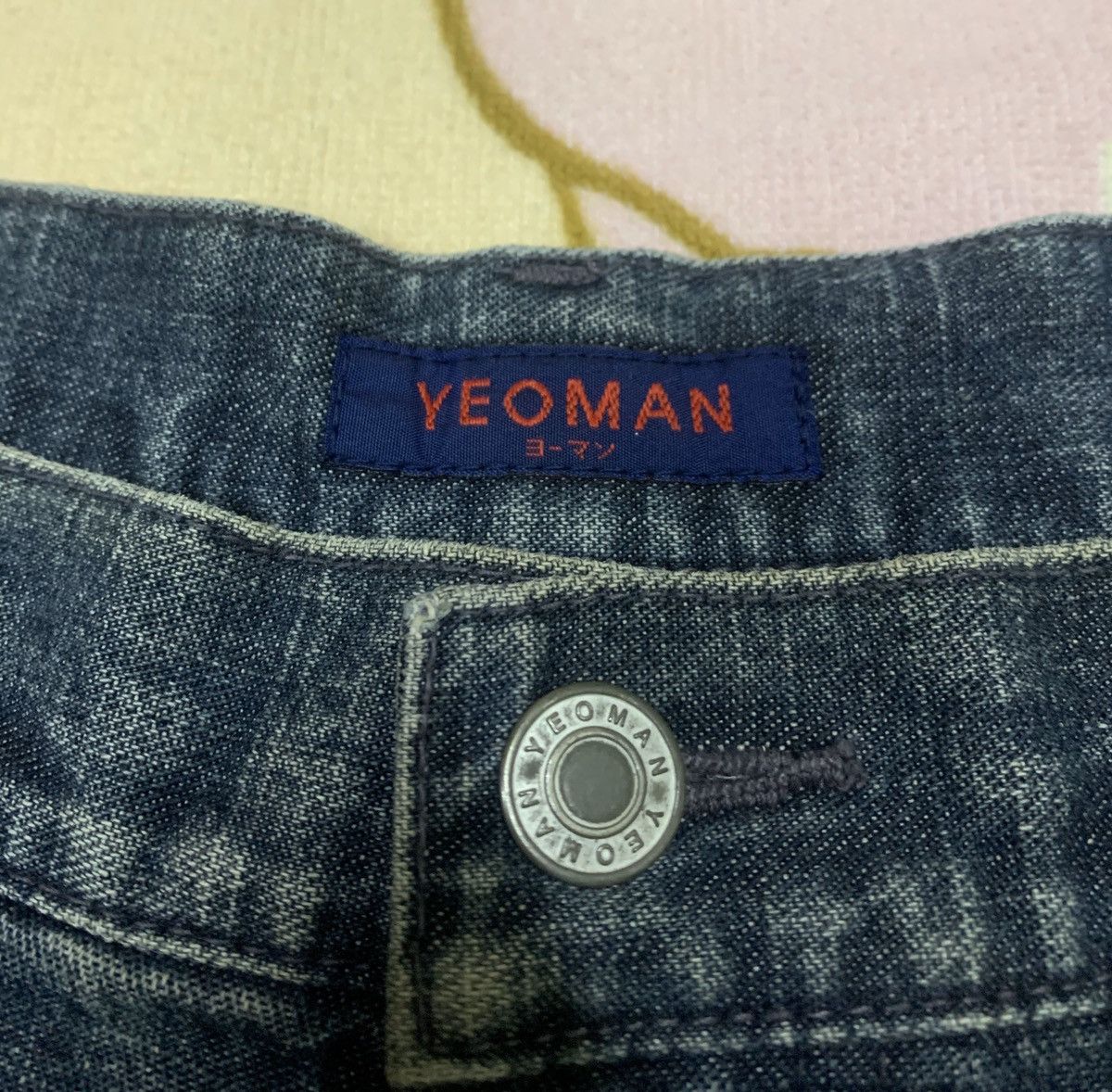 Japanese Brand Japanese Brand by YEOMAN with Paint Design x Rare Size US 34 / EU 50 - 9 Thumbnail