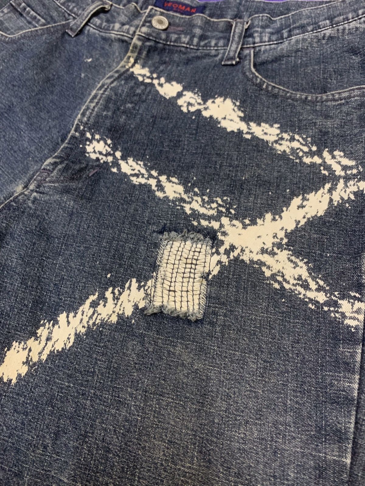 Japanese Brand Japanese Brand by YEOMAN with Paint Design x Rare Size US 34 / EU 50 - 5 Thumbnail