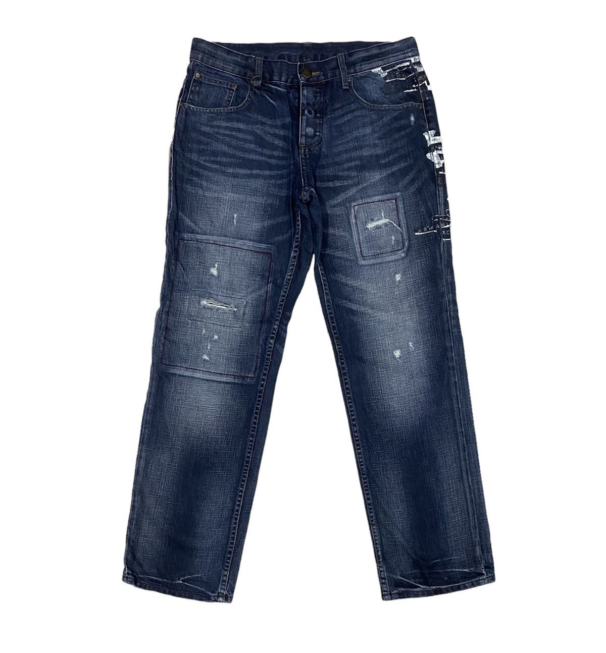 Armani Exchange Rare✌🏼ARMANI EXCHANGE A/X Denim with Rare Design Size US 34 / EU 50 - 2 Thumbnail