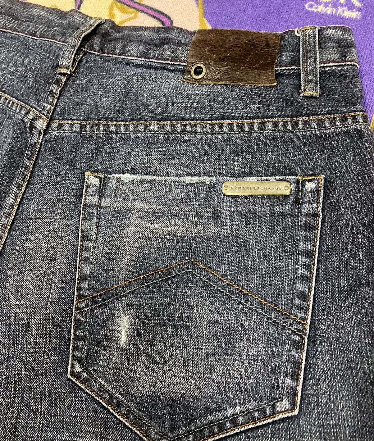 Armani Exchange Rare✌🏼ARMANI EXCHANGE A/X Denim with Rare Design Size US 34 / EU 50 - 8 Thumbnail