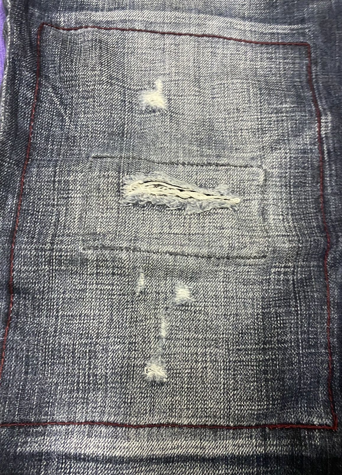 Armani Exchange Rare✌🏼ARMANI EXCHANGE A/X Denim with Rare Design Size US 34 / EU 50 - 12 Thumbnail