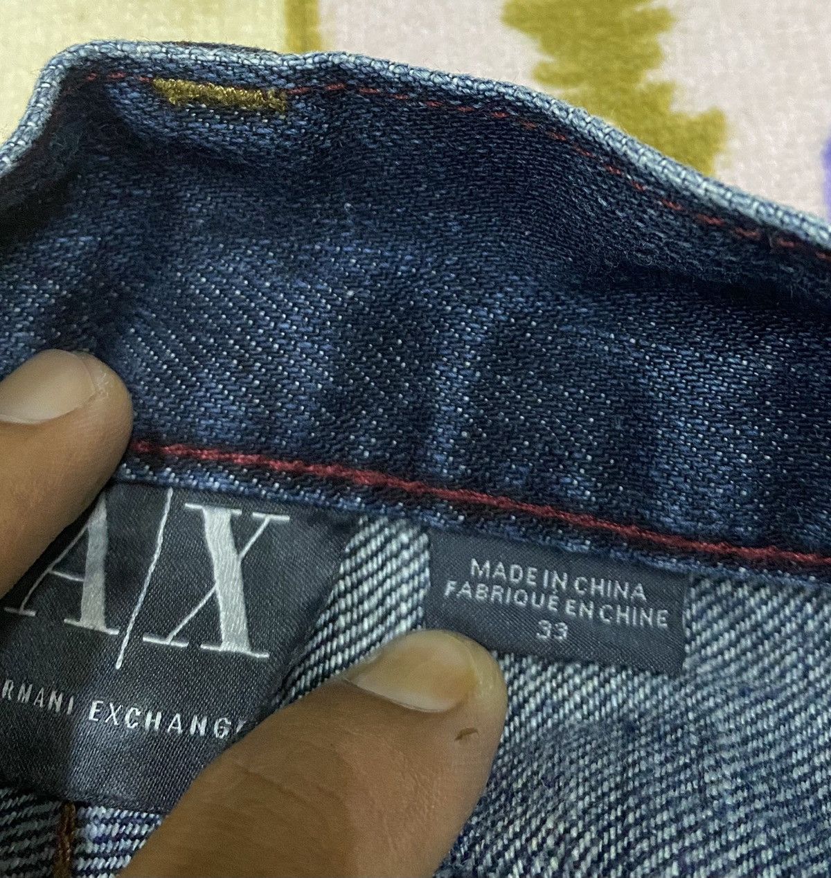 Armani Exchange Rare✌🏼ARMANI EXCHANGE A/X Denim with Rare Design Size US 34 / EU 50 - 16 Thumbnail