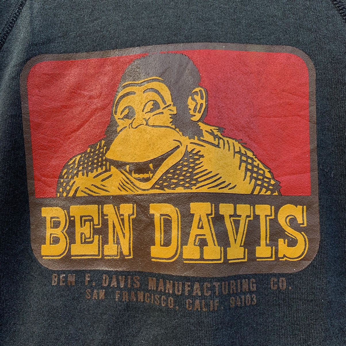 Ben Davis × Hanes × Vintage Vintage 90s BEN DAVIS BIG LOGO HANES TAG Hoodie Jacket Size US L / EU 52-54 / 3 - 6 Thumbnail
