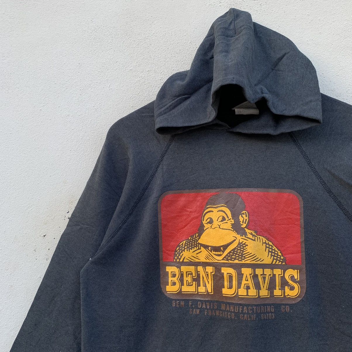 Ben Davis × Hanes × Vintage Vintage 90s BEN DAVIS BIG LOGO HANES TAG Hoodie Jacket Size US L / EU 52-54 / 3 - 5 Thumbnail