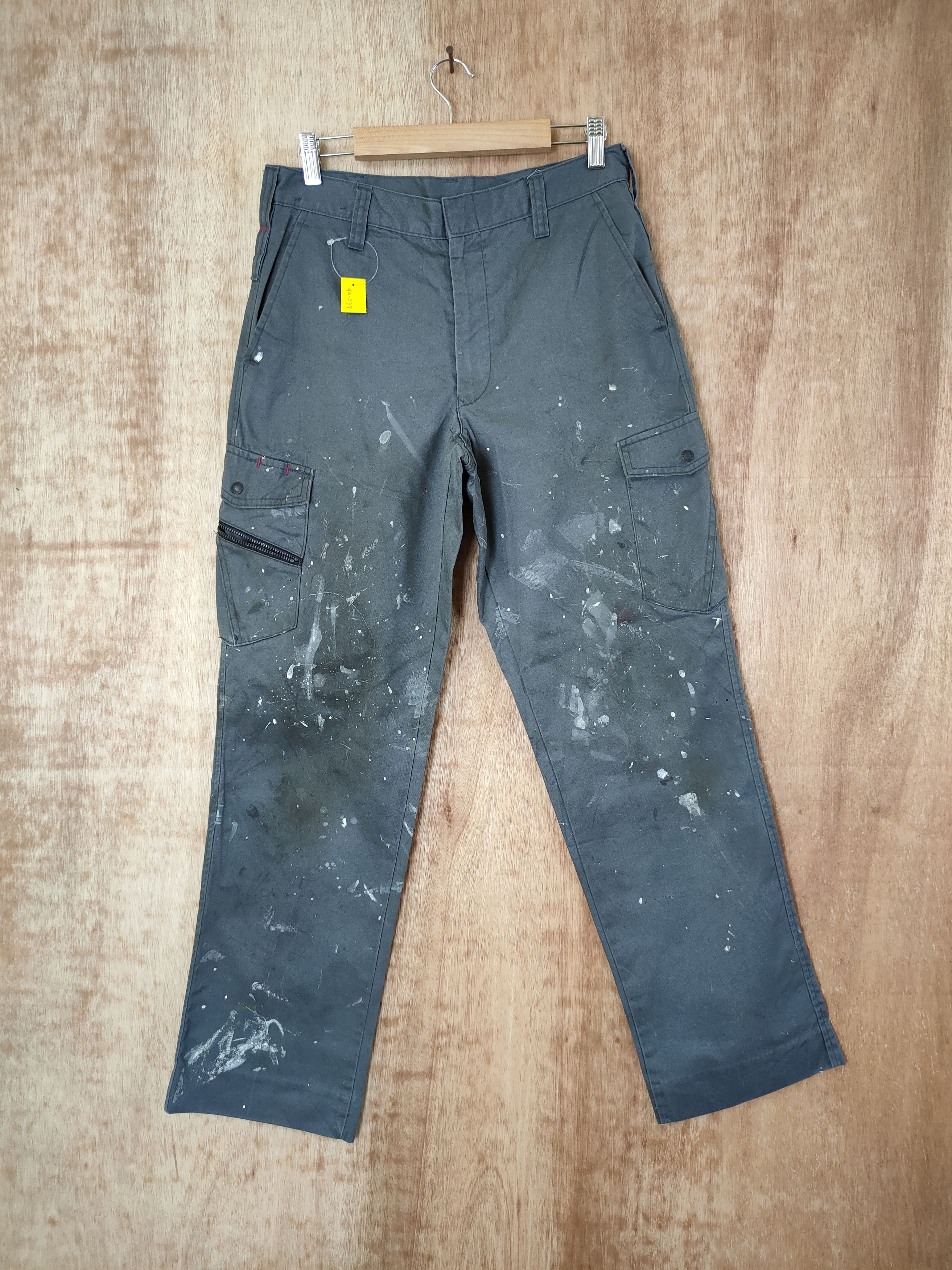 Japanese Brand DL W. Impact painter dirty worker cargo pants #46-299 Size US 30 / EU 46 - 1 Thumbnail