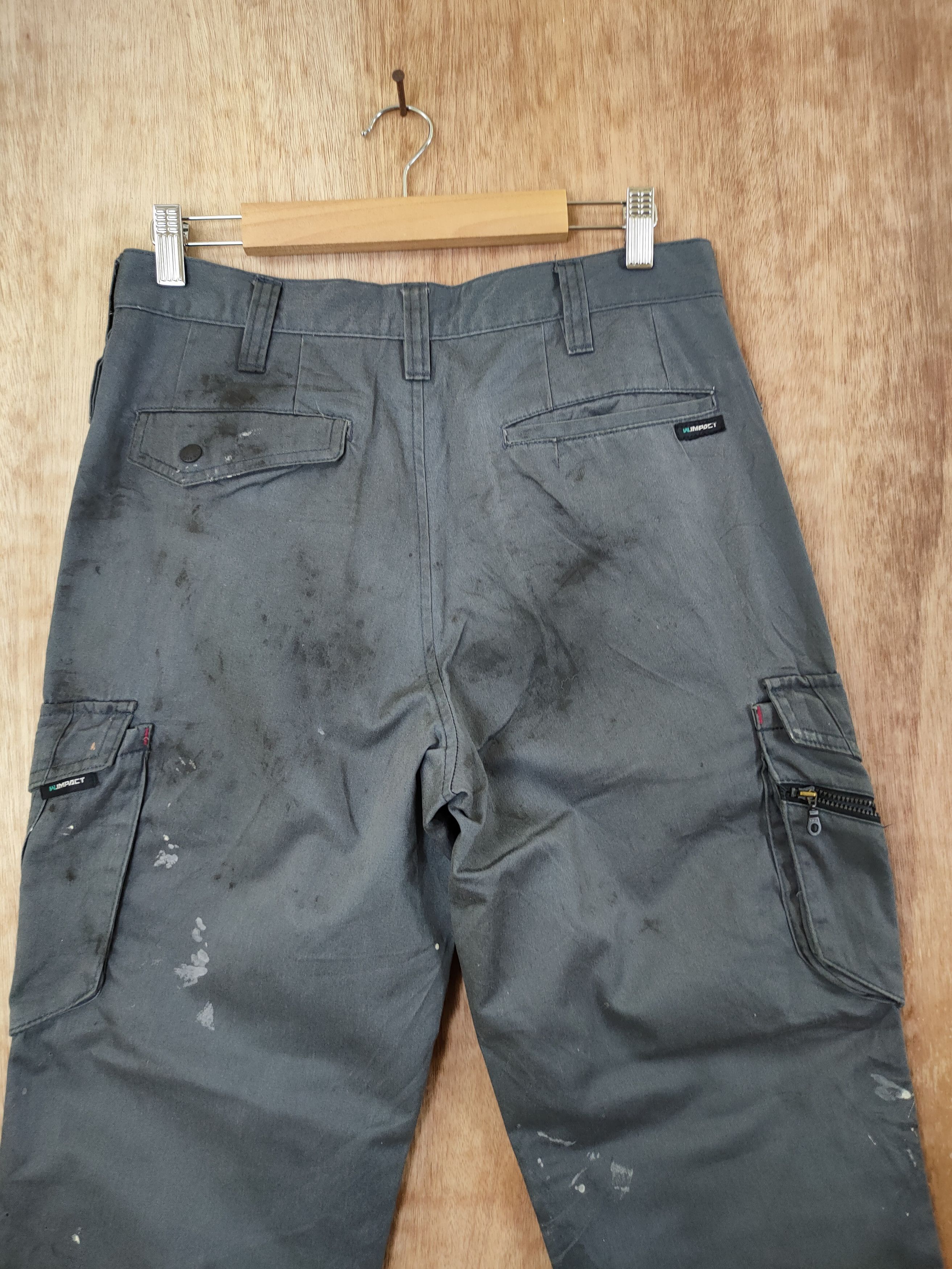 Japanese Brand DL W. Impact painter dirty worker cargo pants #46-299 Size US 30 / EU 46 - 8 Thumbnail
