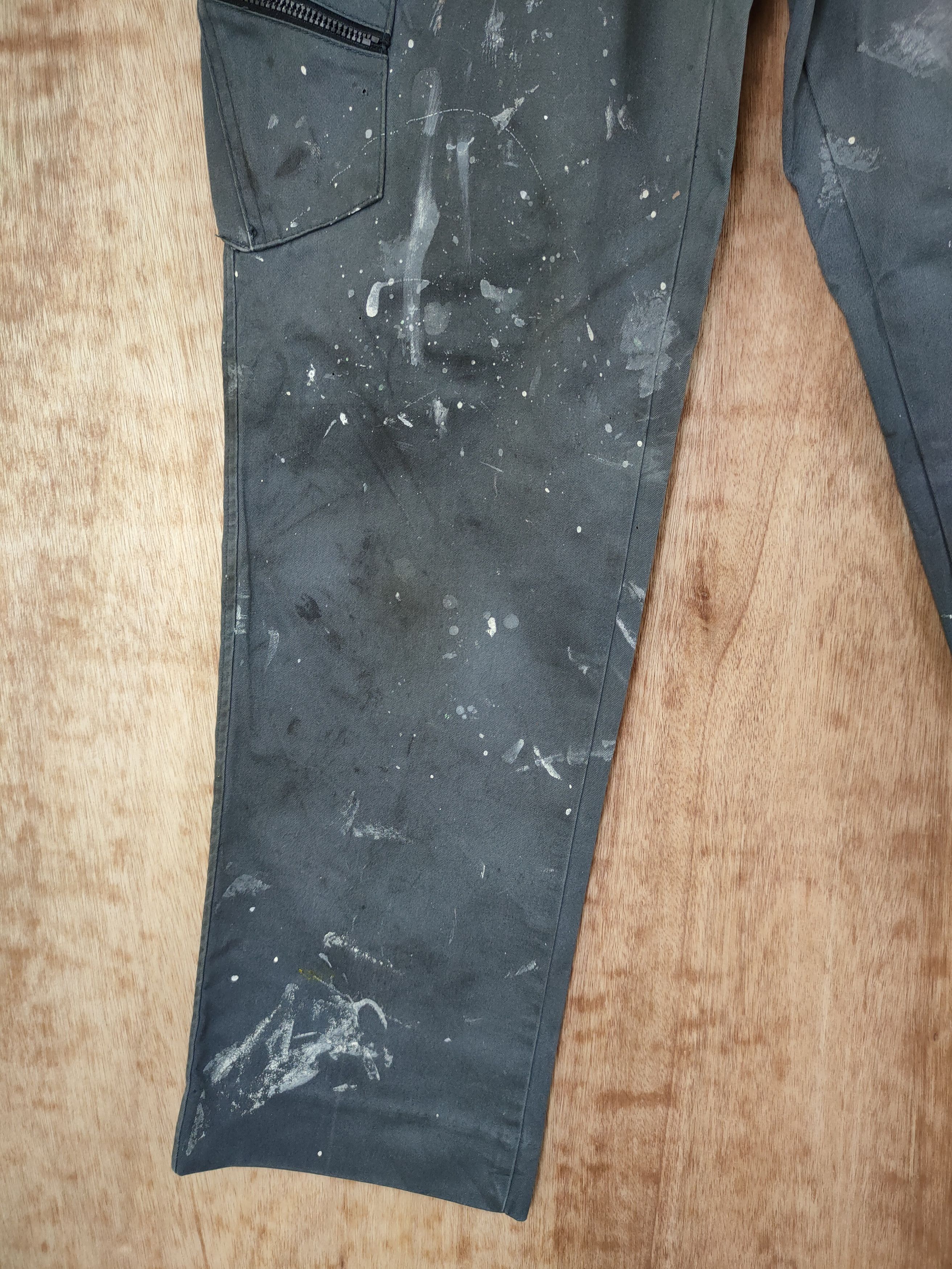 Japanese Brand DL W. Impact painter dirty worker cargo pants #46-299 Size US 30 / EU 46 - 2 Thumbnail