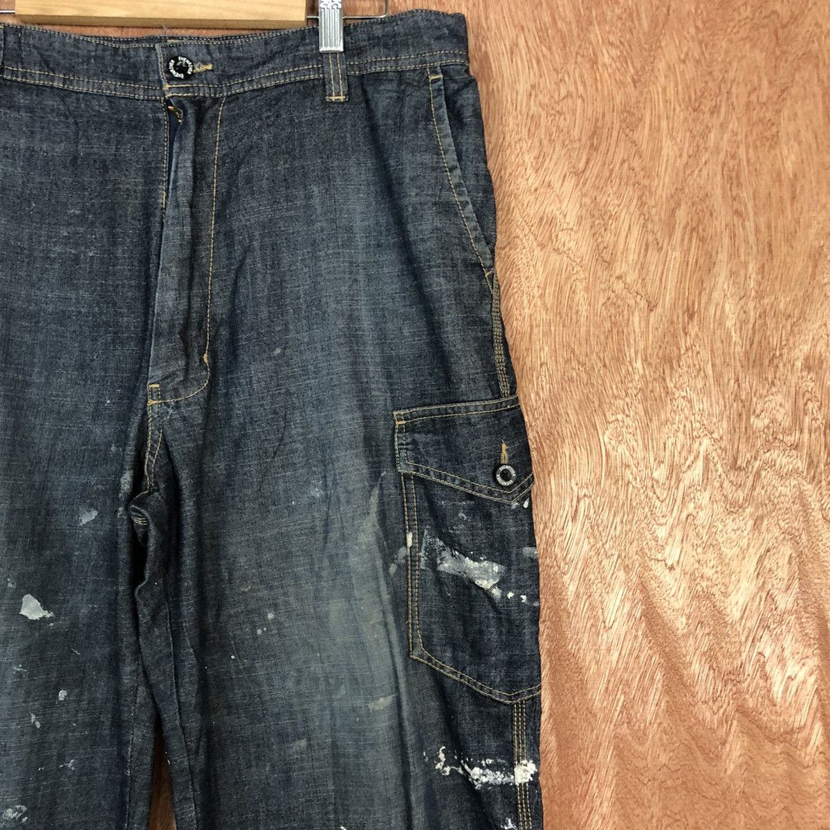Japanese Brand DL Evenriver Blue painter Multipocket Denim Pants #c618DL Size US 34 / EU 50 - 5 Thumbnail