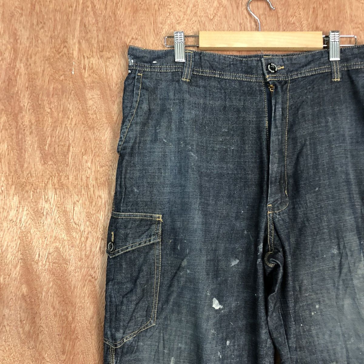 Japanese Brand DL Evenriver Blue painter Multipocket Denim Pants #c618DL Size US 34 / EU 50 - 6 Thumbnail