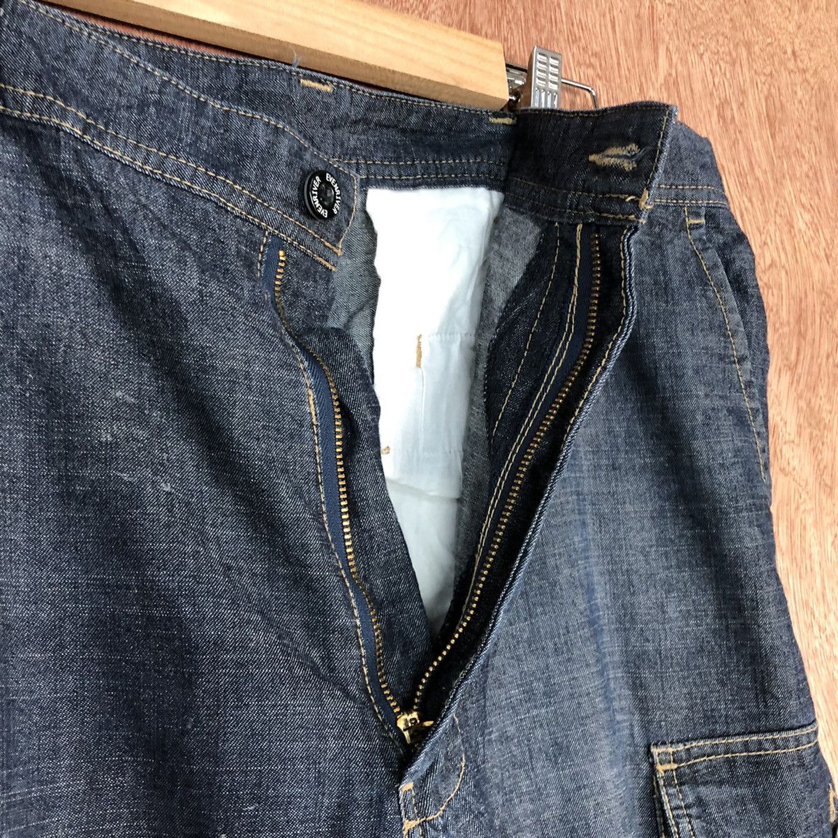 Japanese Brand DL Evenriver Blue painter Multipocket Denim Pants #c618DL Size US 34 / EU 50 - 8 Thumbnail