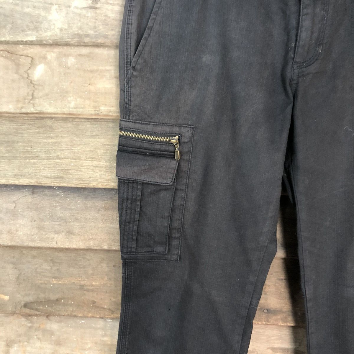 Faded Glory × Japanese Brand Klein Plus Homme multi pocket tactical Cargo Pants #7023 Size 34" / US 12 / IT 48 - 6 Thumbnail