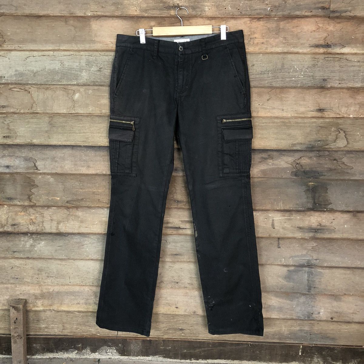 Faded Glory × Japanese Brand Klein Plus Homme multi pocket tactical Cargo Pants #7023 Size 34" / US 12 / IT 48 - 1 Thumbnail