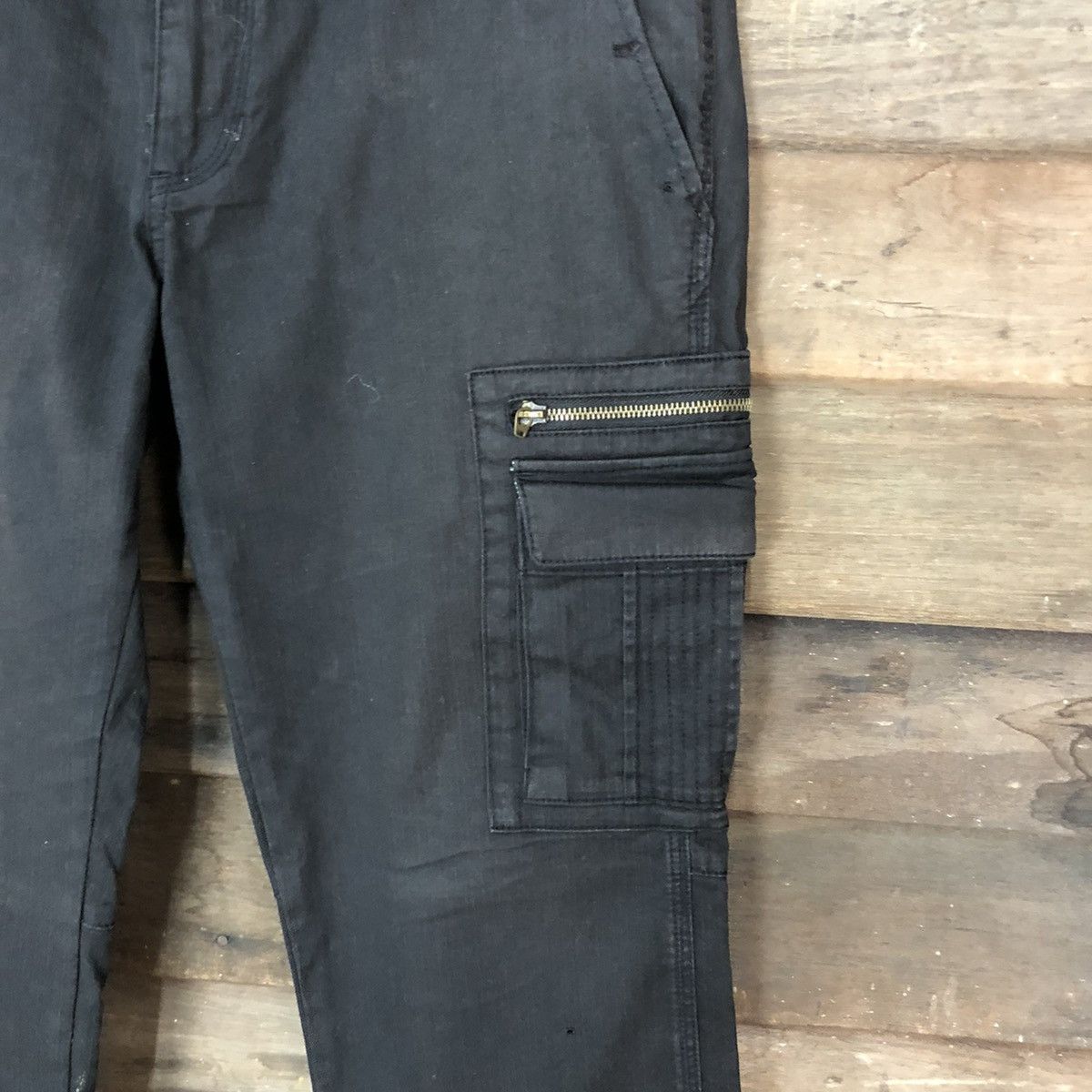 Faded Glory × Japanese Brand Klein Plus Homme multi pocket tactical Cargo Pants #7023 Size 34" / US 12 / IT 48 - 7 Thumbnail