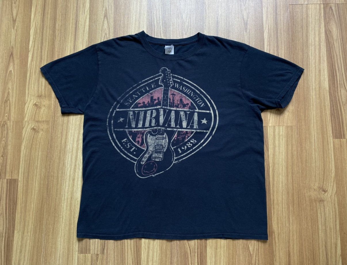 Band Tees Vintage Nirvana T Shirt Tee Guns N Roses Pearl Jam Metallica Size US L / EU 52-54 / 3 - 1 Thumbnail