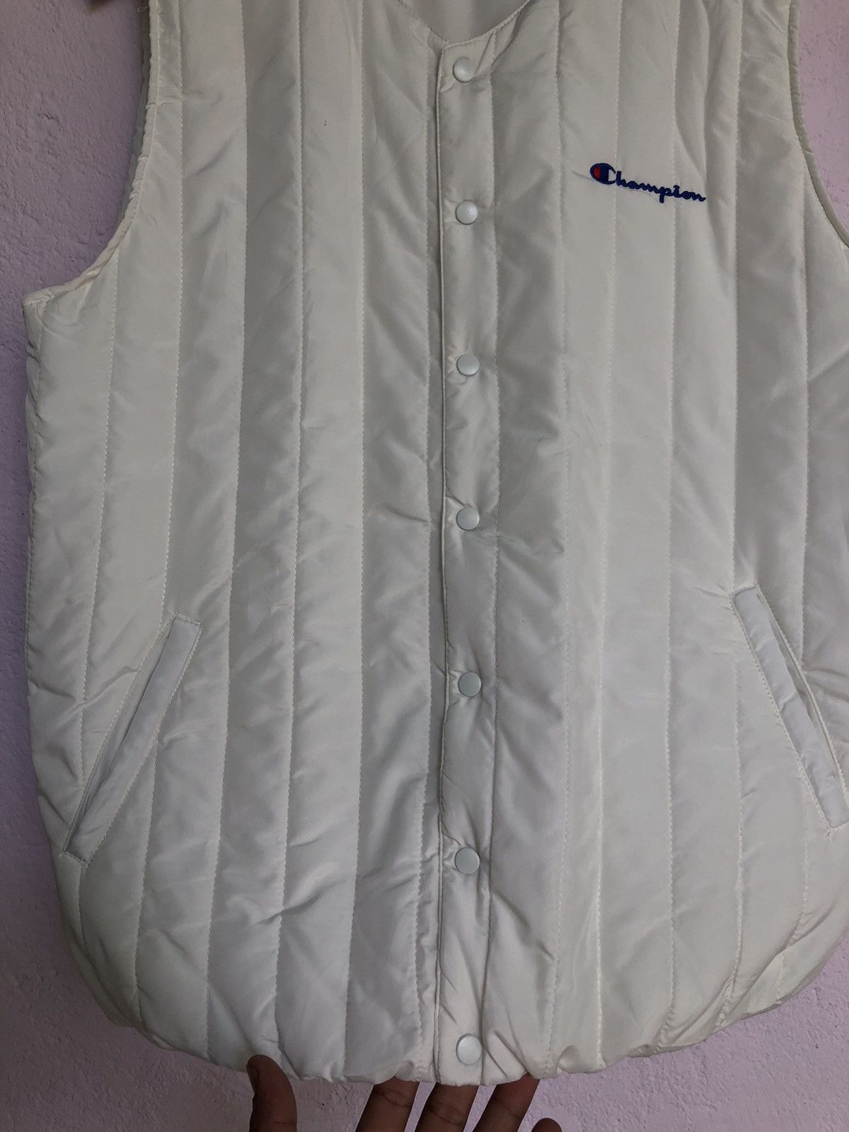 Champion Champion Quilted Puffy Vest White Jackets Size US XL / EU 56 / 4 - 5 Thumbnail