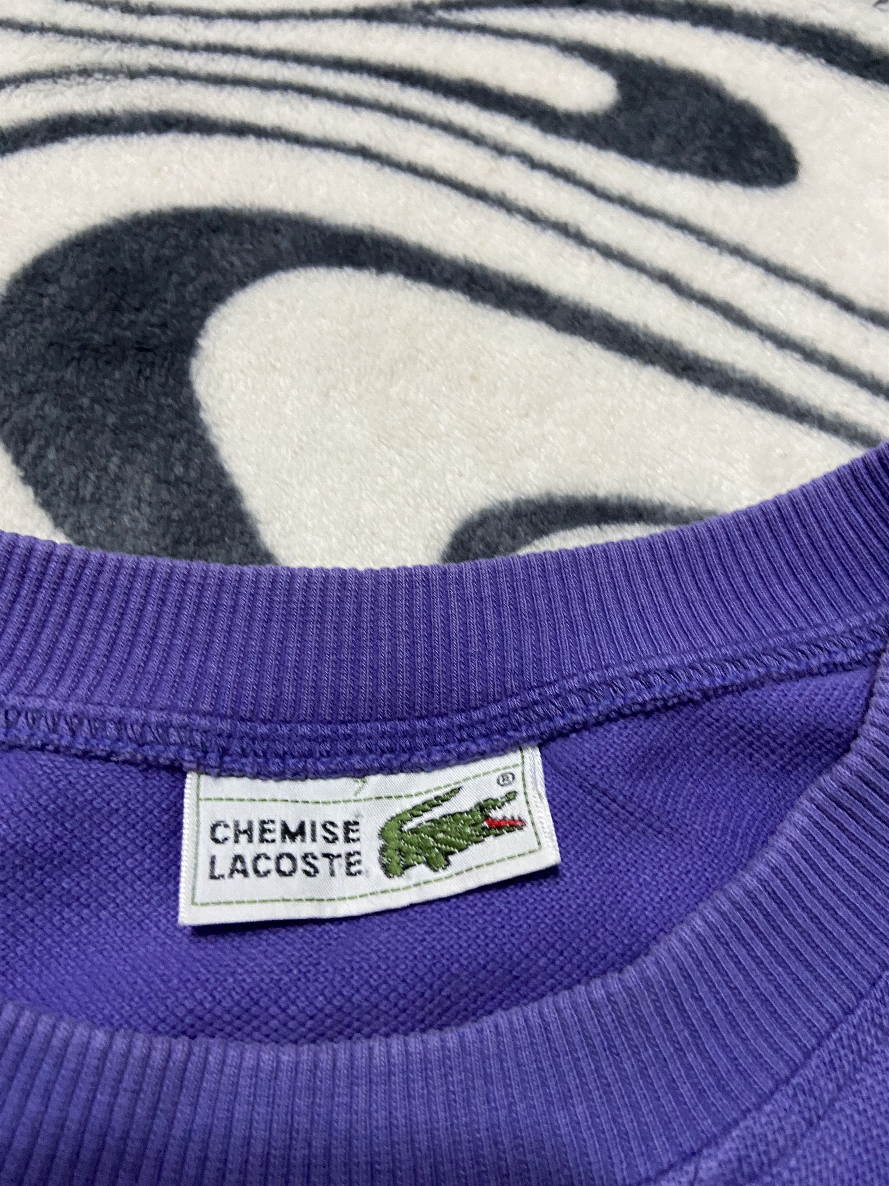 Lacoste × Vintage Lacoste 90s Vintage Mens Sweatshirt Size US XXL / EU 58 / 5 - 4 Thumbnail