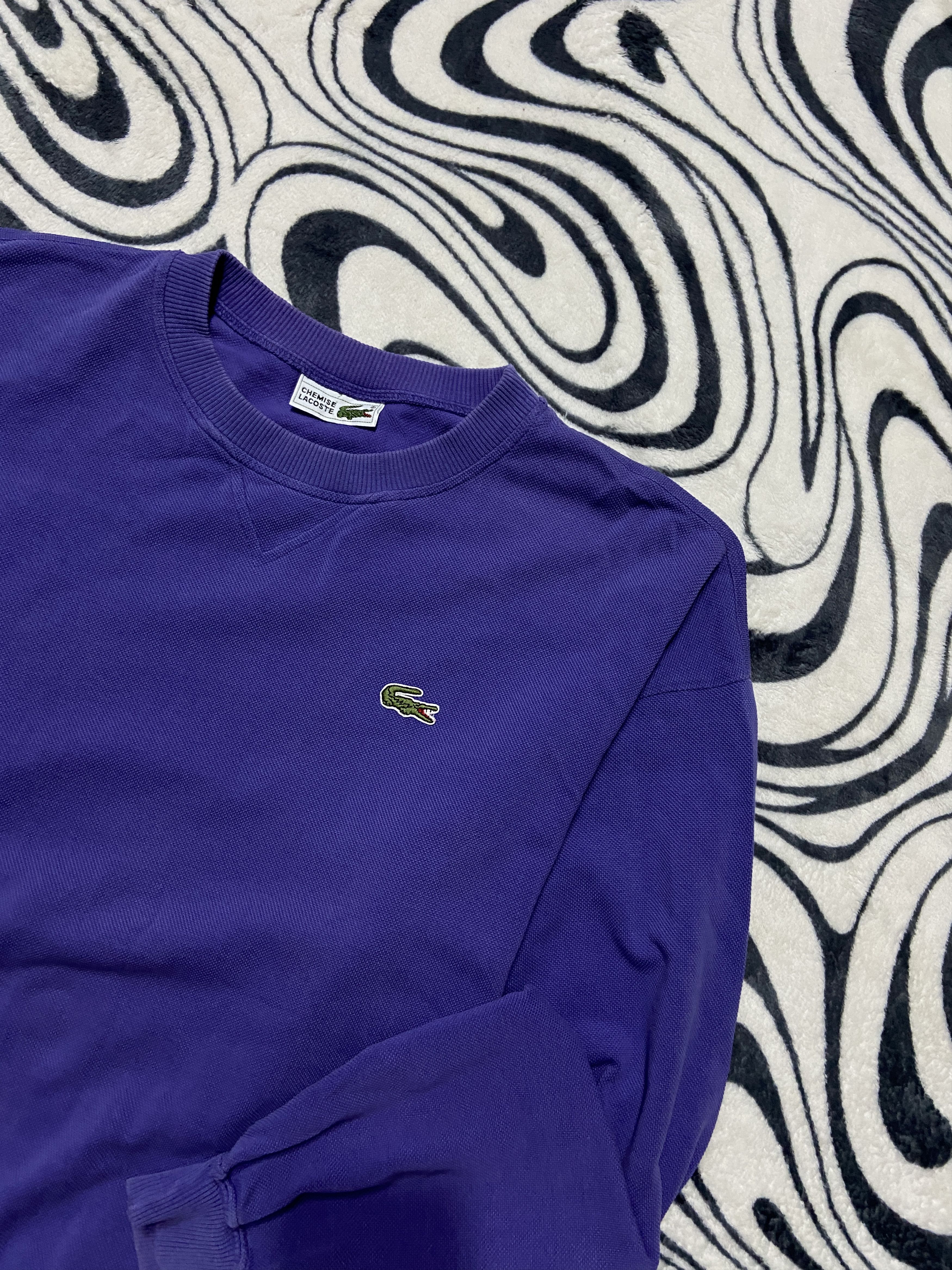 Lacoste × Vintage Lacoste 90s Vintage Mens Sweatshirt Size US XXL / EU 58 / 5 - 2 Thumbnail