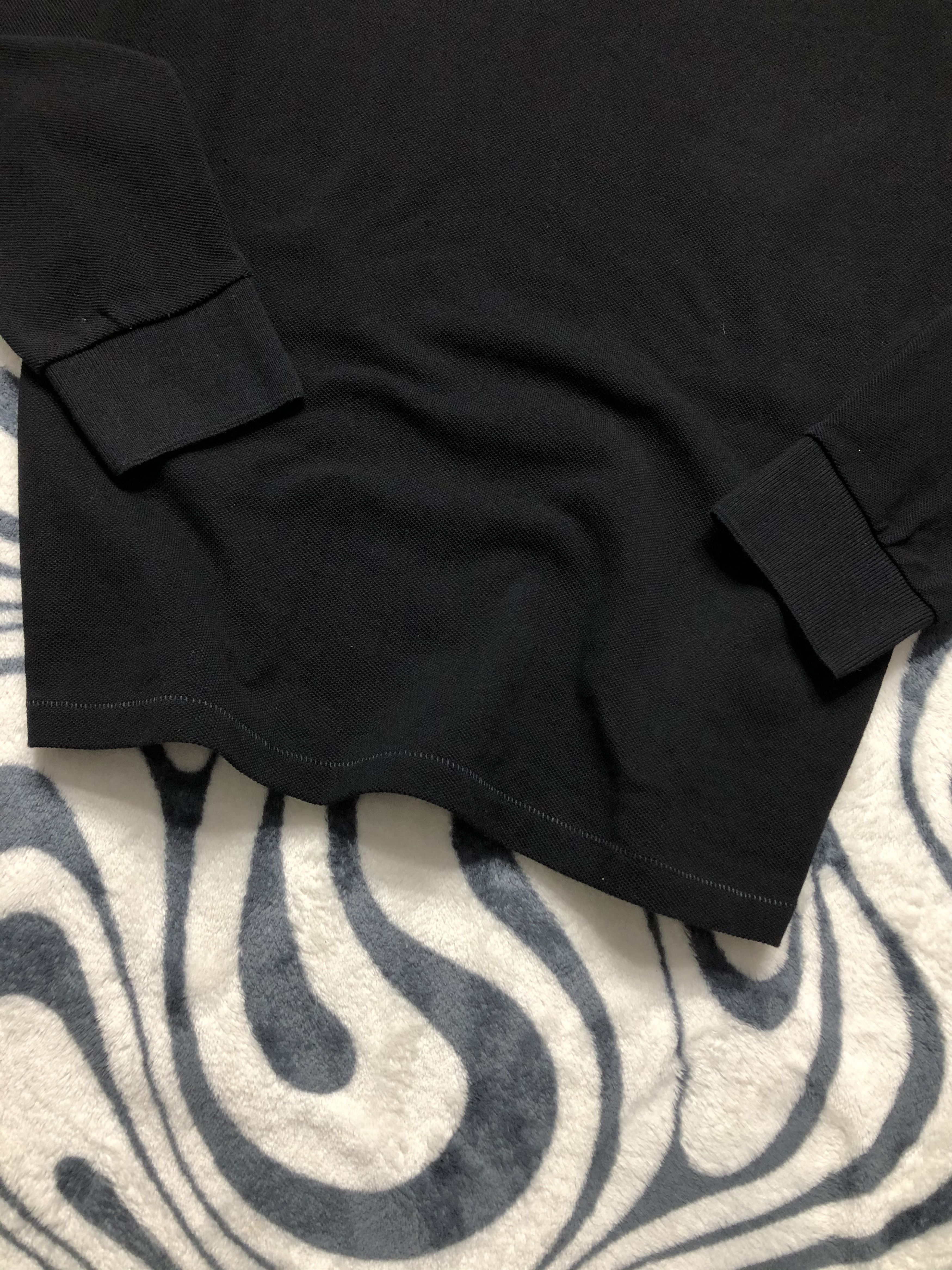 Paul Smith × Vintage Paul Smith Grey Zebra Cotton Long Sleeve Polo Shirt Size US L / EU 52-54 / 3 - 4 Thumbnail