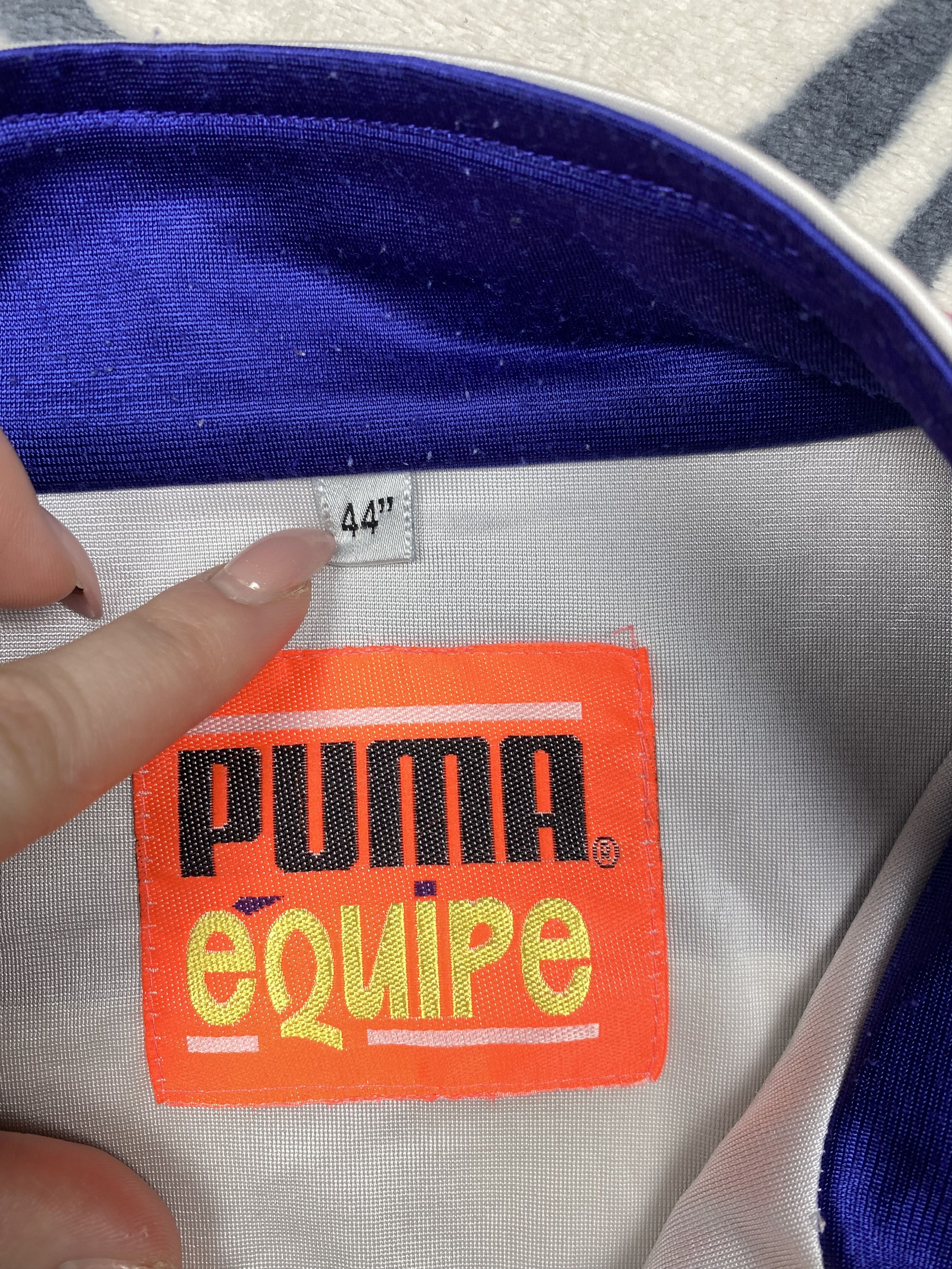 Puma Puma Equipe 90s Vintage Mens Track Top Jacket Size US XL / EU 56 / 4 - 6 Thumbnail