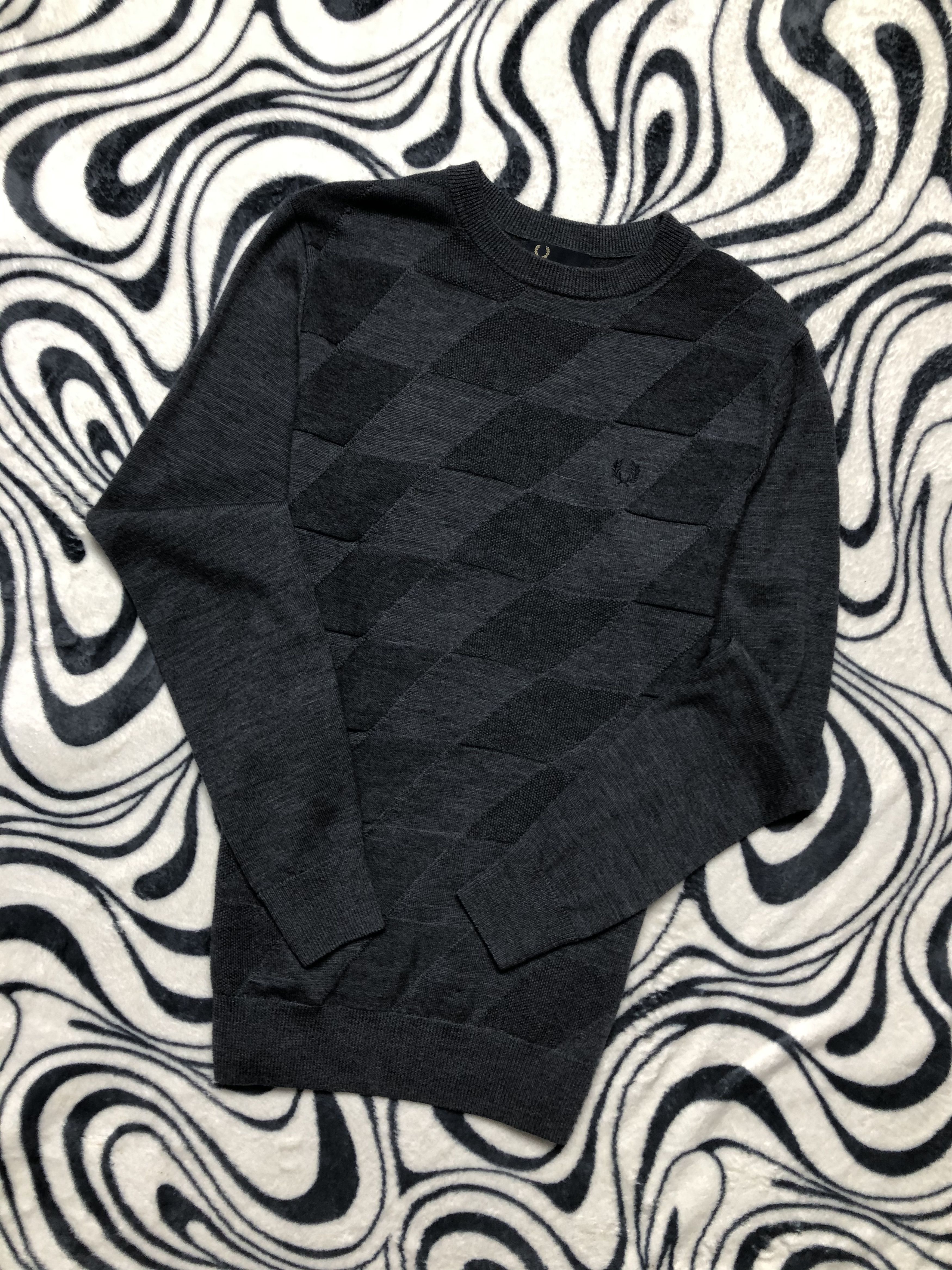 Fred Perry Fred Perry Vintage Merino Wool Sweater Size US M / EU 48-50 / 2 - 1 Thumbnail