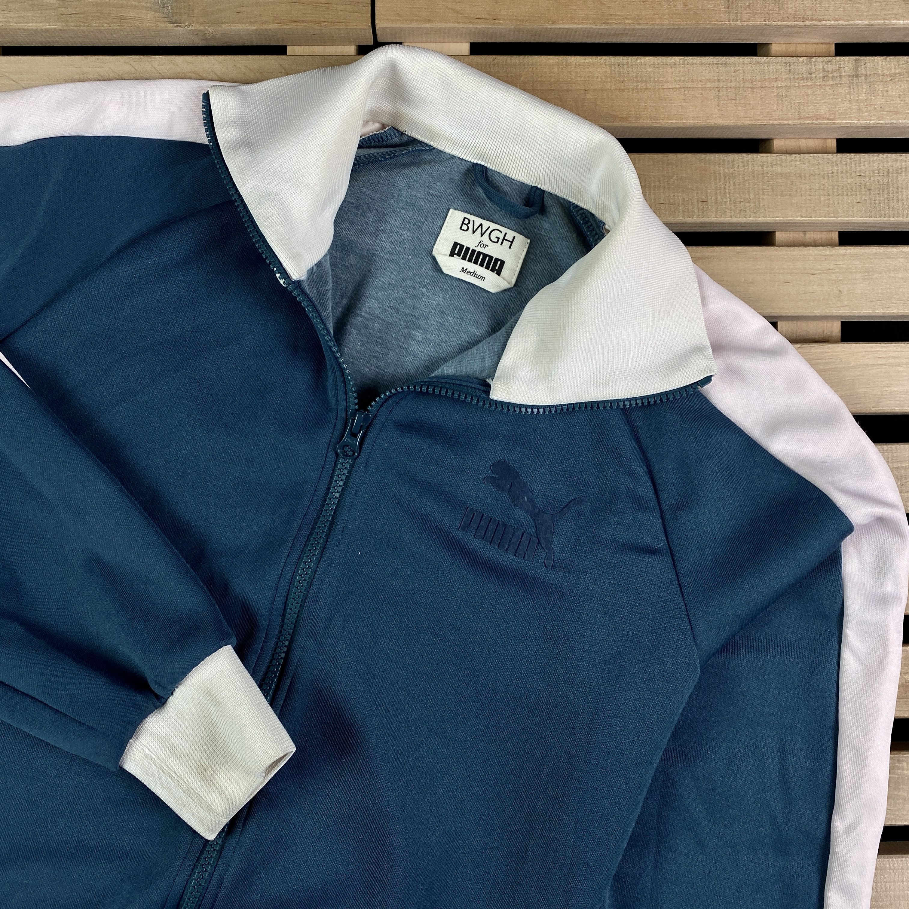 Puma × Vintage Mens Full Zip Jacket Track Jacks BWGH by Puma Size XL Size US XL / EU 56 / 4 - 2 Thumbnail