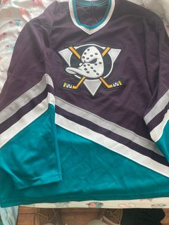 CCM, Shirts, Throwback 9s Mighty Ducks Jersey 00polyester Original Ccm  Tag Exclusive