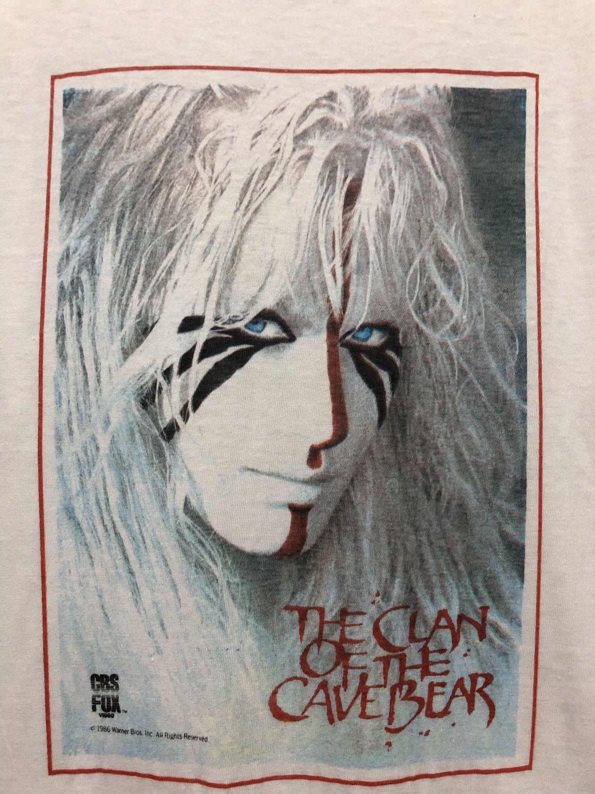 Other Vintage movie the clan of the cave bear cbs Fox video 80s t Size US M / EU 48-50 / 2 - 2 Thumbnail