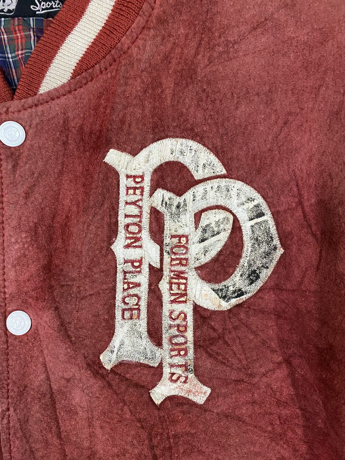 PPFM Vintage Peyton Place For Men Varsity Leather Jacket Size US L / EU 52-54 / 3 - 2 Thumbnail