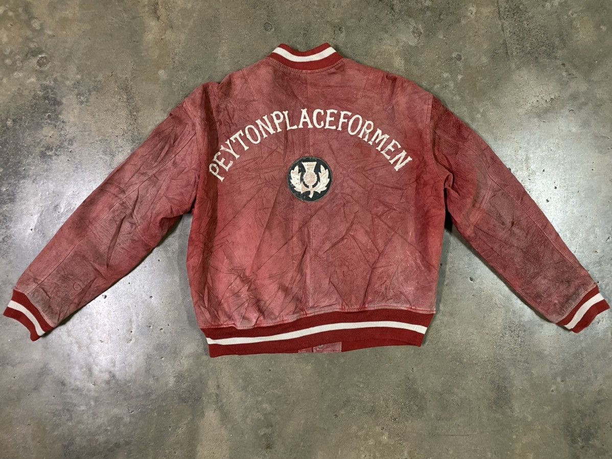 PPFM Vintage Peyton Place For Men Varsity Leather Jacket Size US L / EU 52-54 / 3 - 3 Thumbnail