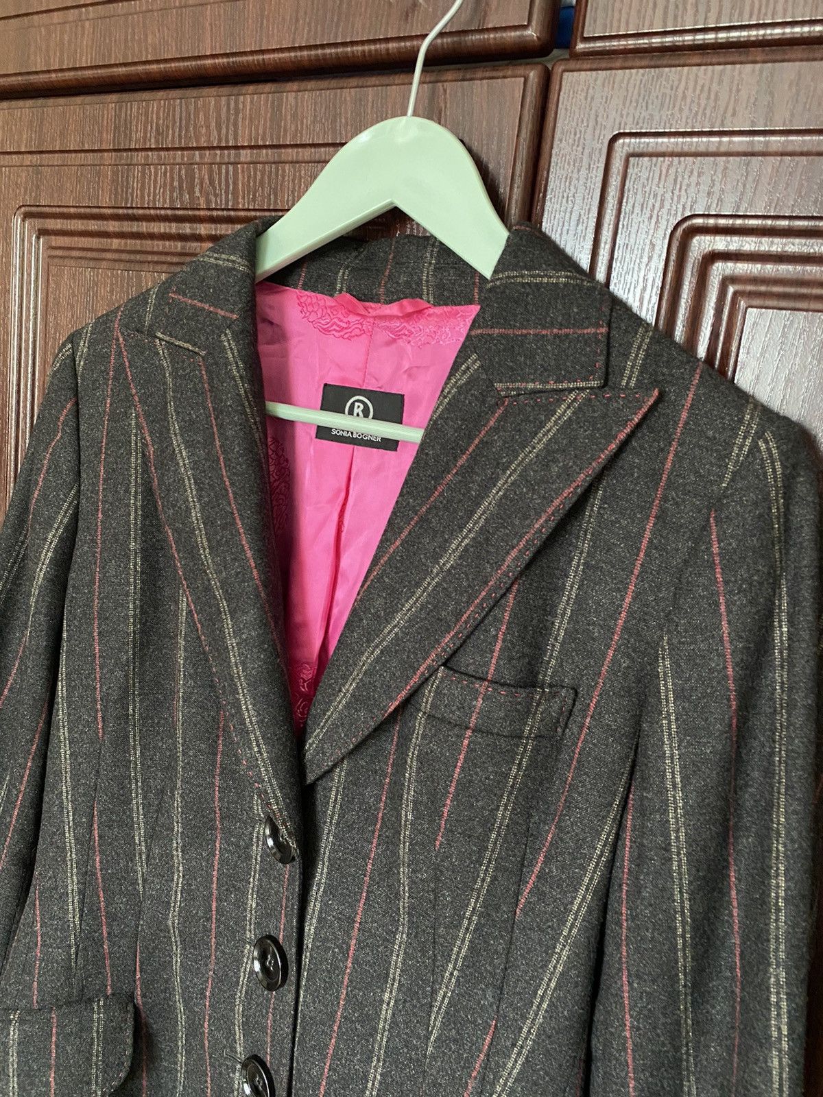 Bogner Vintage Sonia Bogner Angora Blazer Jacket Jil Sander Escada Size M / US 6-8 / IT 42-44 - 2 Thumbnail