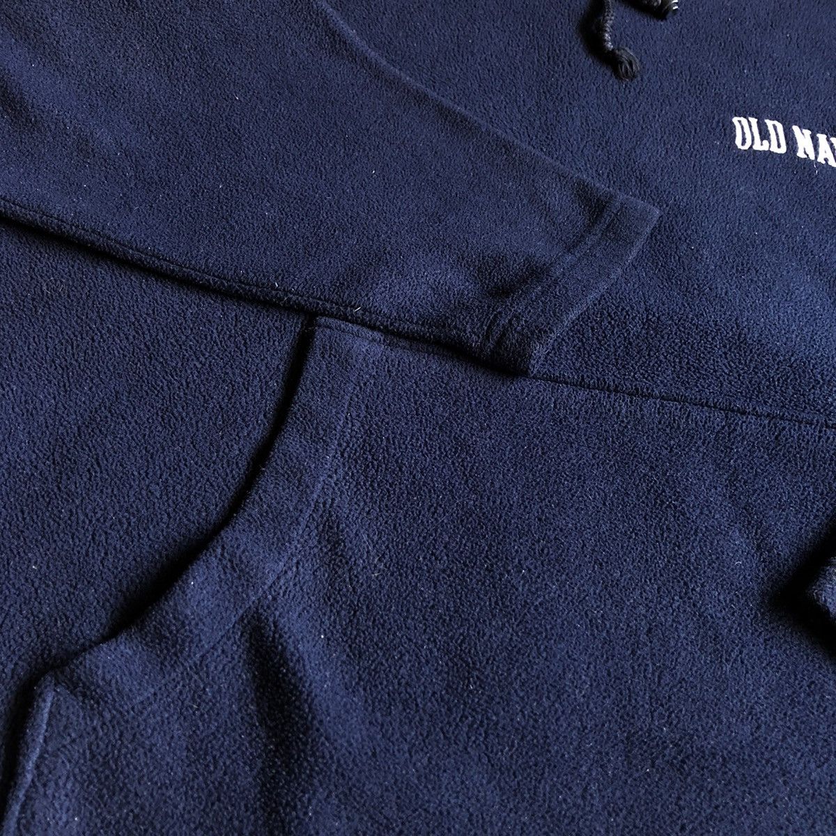 Old Navy Vintage 90s Old Navy Small Logo Fleece Pullover Hoodie Navy Size US XL / EU 56 / 4 - 6 Thumbnail