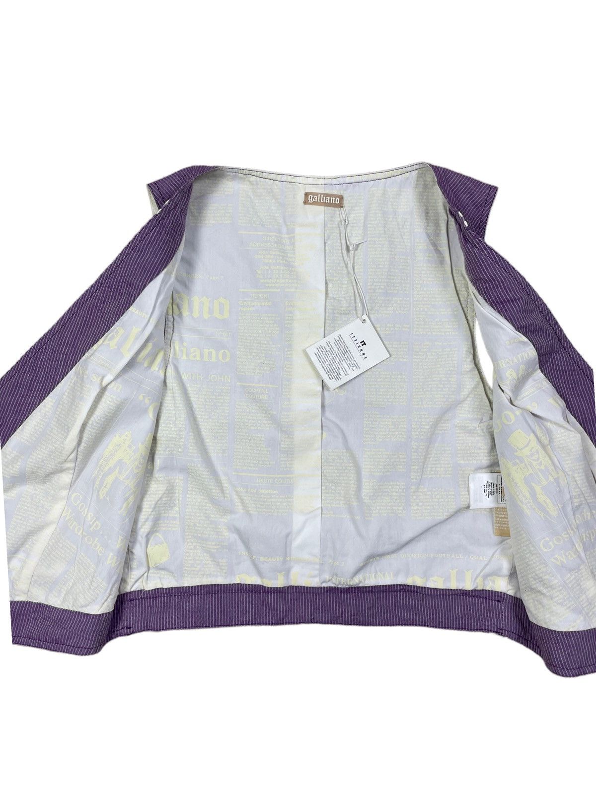 John Galliano Galliano Cotton Vest size 42 Size M / US 6-8 / IT 42-44 - 7 Thumbnail