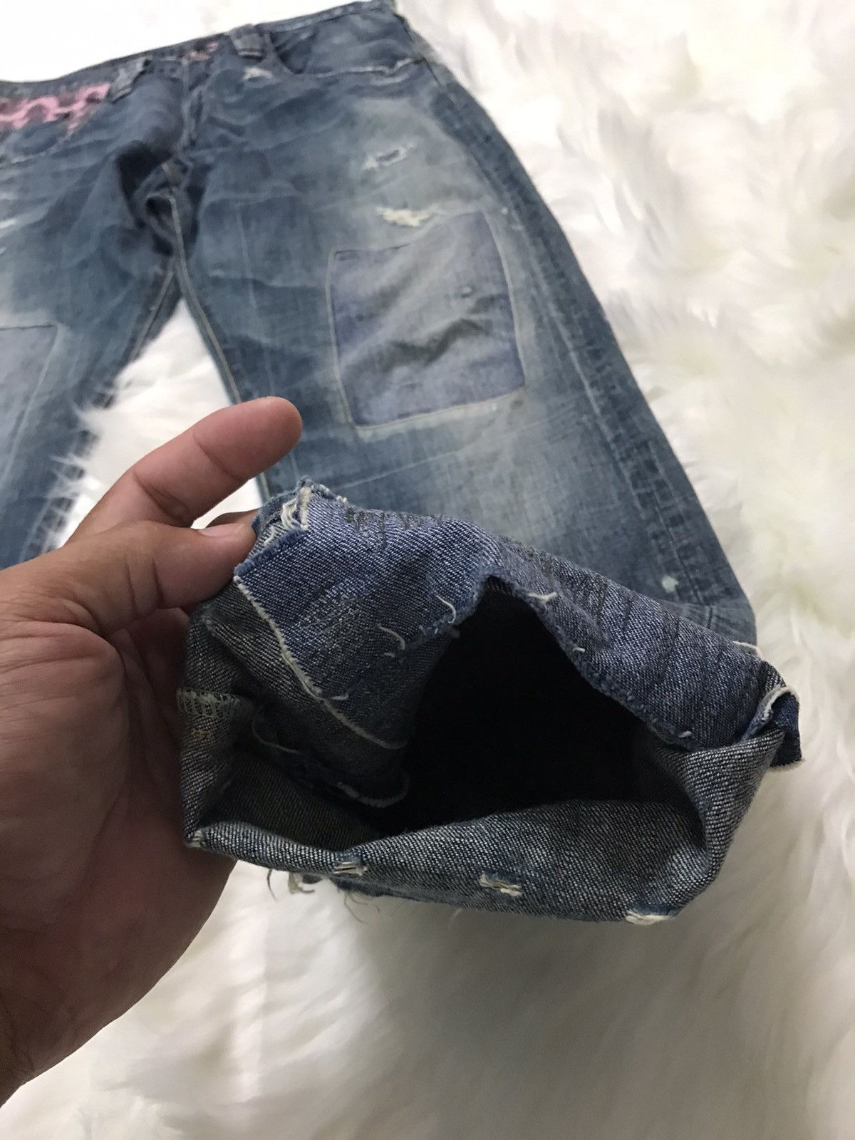 Designer × Japanese Brand × Seditionaries RNA Inc. Punk Designer Patchwork Denim Nice Design Jeans Size US 32 / EU 48 - 5 Thumbnail