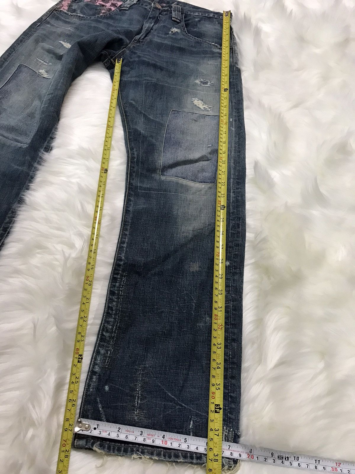 Designer × Japanese Brand × Seditionaries RNA Inc. Punk Designer Patchwork Denim Nice Design Jeans Size US 32 / EU 48 - 14 Thumbnail