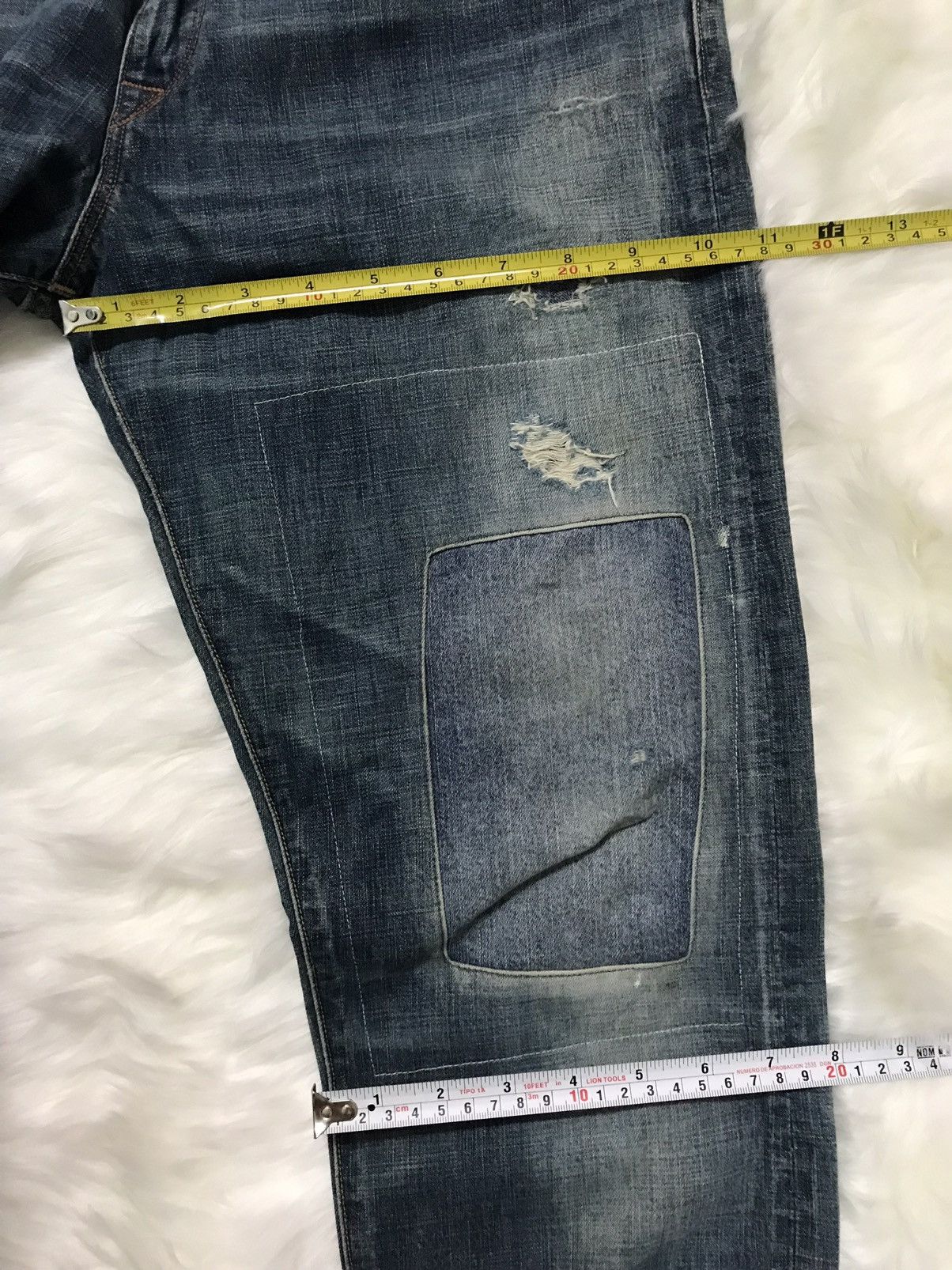 Designer × Japanese Brand × Seditionaries RNA Inc. Punk Designer Patchwork Denim Nice Design Jeans Size US 32 / EU 48 - 13 Thumbnail
